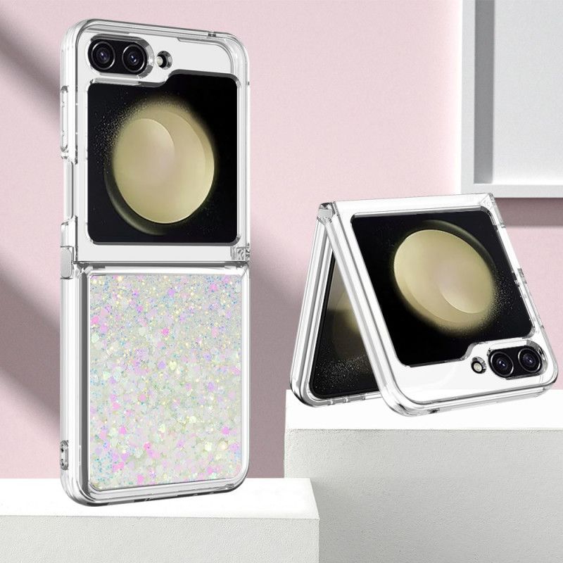 Kuori Samsung Galaxy Z Flip 7 Fe Glitter Suojakuori