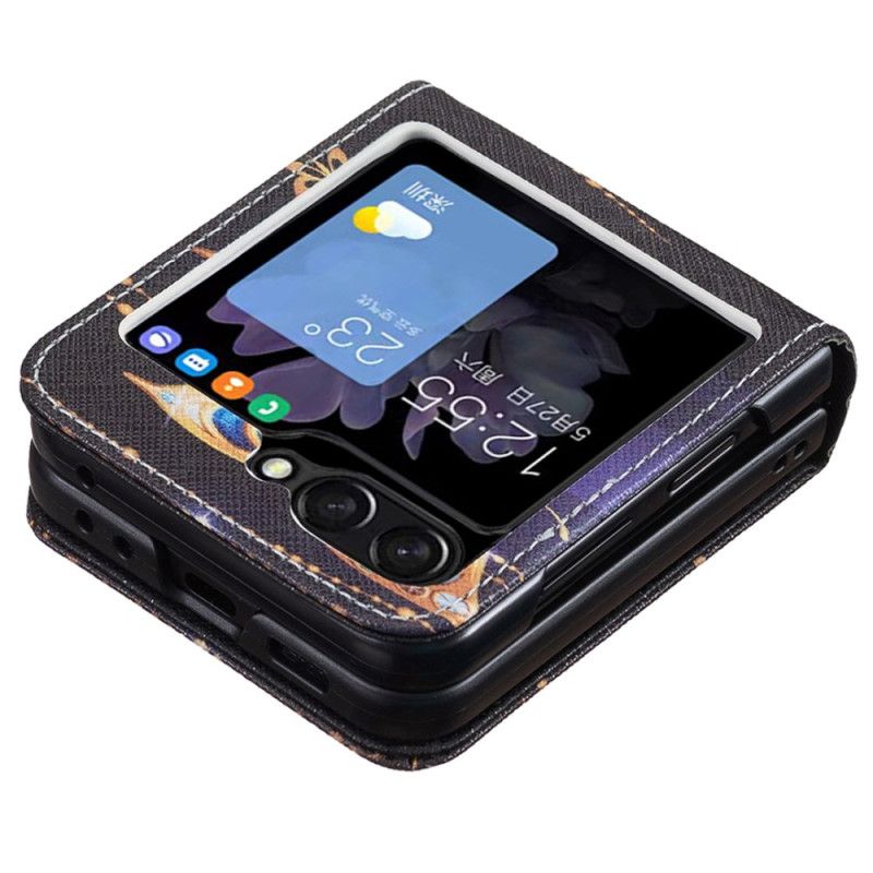 Kuori Samsung Galaxy Z Flip 7 Fe Jalokivikoristeinen Perhonen Suojakuori
