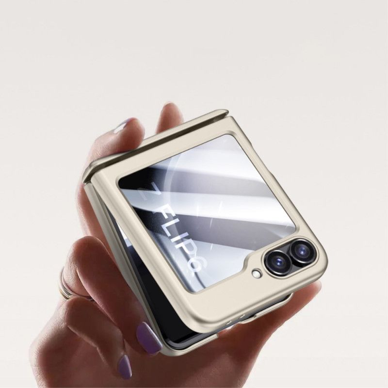 Kuori Samsung Galaxy Z Flip 7 Fe Karkaistusta Lasista Valmistettu Saranasuoja Ja Näytönsuoja