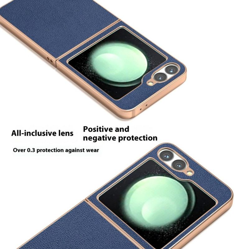 Kuori Samsung Galaxy Z Flip 7 Fe Klassinen Abeel-nahka