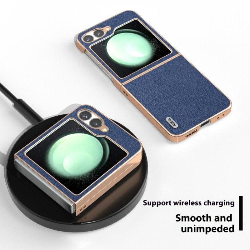 Kuori Samsung Galaxy Z Flip 7 Fe Klassinen Abeel-nahka