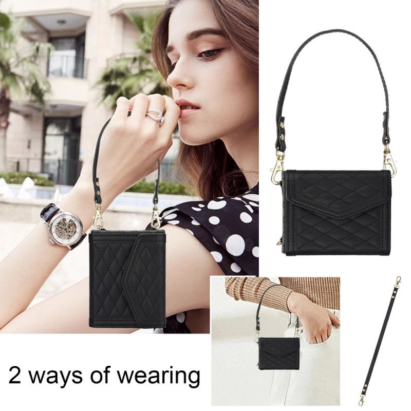 Kuori Samsung Galaxy Z Flip 7 Fe Korttiteline Olkahihna Ja Kaulanauha