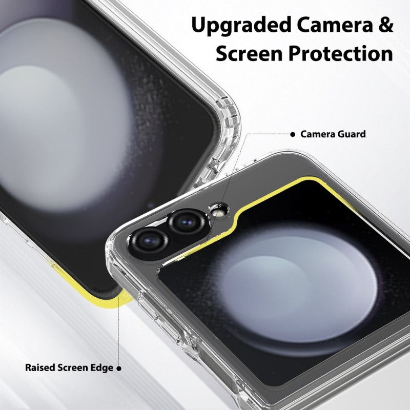 Kuori Samsung Galaxy Z Flip 7 Fe Läpinäkyvä Yksiosainen Muotoilu