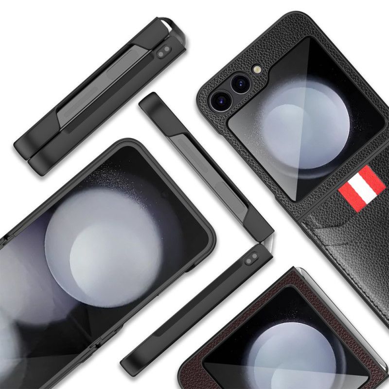 Kuori Samsung Galaxy Z Flip 7 Fe Litsitekstuurikorttikotelo Suojakuori