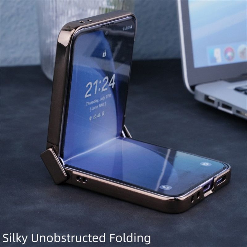 Kuori Samsung Galaxy Z Flip 7 Fe Magneettinen Hiilikuitukuvio Suojakuori