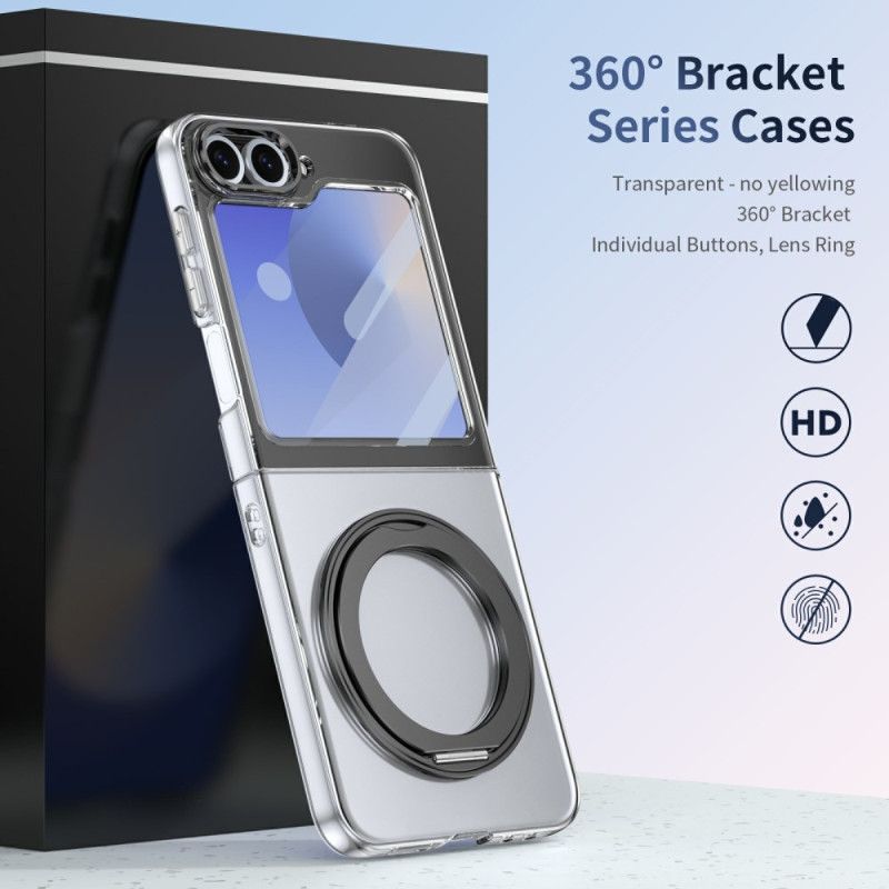 Kuori Samsung Galaxy Z Flip 7 Fe Magneettinen Jalusta Ja Hd-näytönsuoja