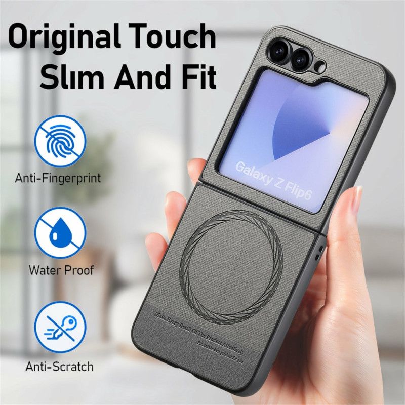 Kuori Samsung Galaxy Z Flip 7 Fe Magsafe-yhteensopiva Farkkukangas Tekstuuri Suojakuori
