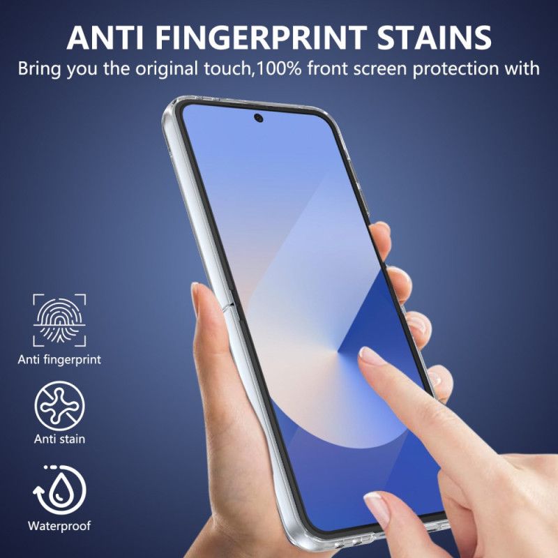 Kuori Samsung Galaxy Z Flip 7 Fe Magsafe-yhteensopiva Läpikuultava Näytönsuojalla