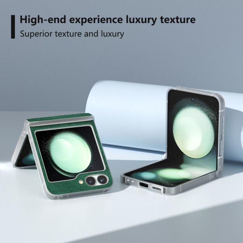 Kuori Samsung Galaxy Z Flip 7 Fe Matta Nahkakuvio Suojakuori