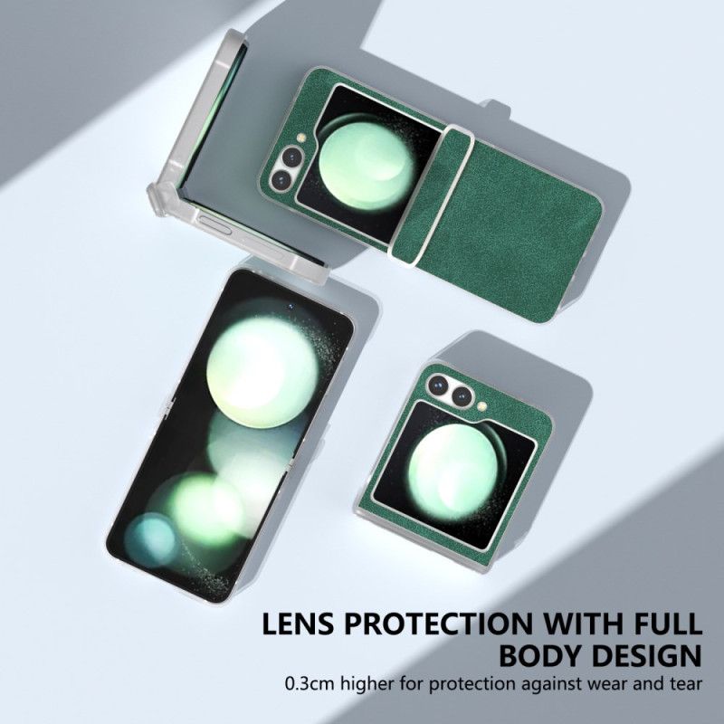 Kuori Samsung Galaxy Z Flip 7 Fe Matta Nahkakuvio Suojakuori