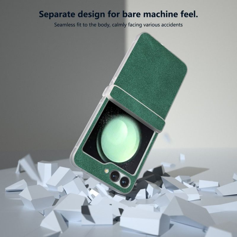 Kuori Samsung Galaxy Z Flip 7 Fe Matta Nahkakuvio Suojakuori