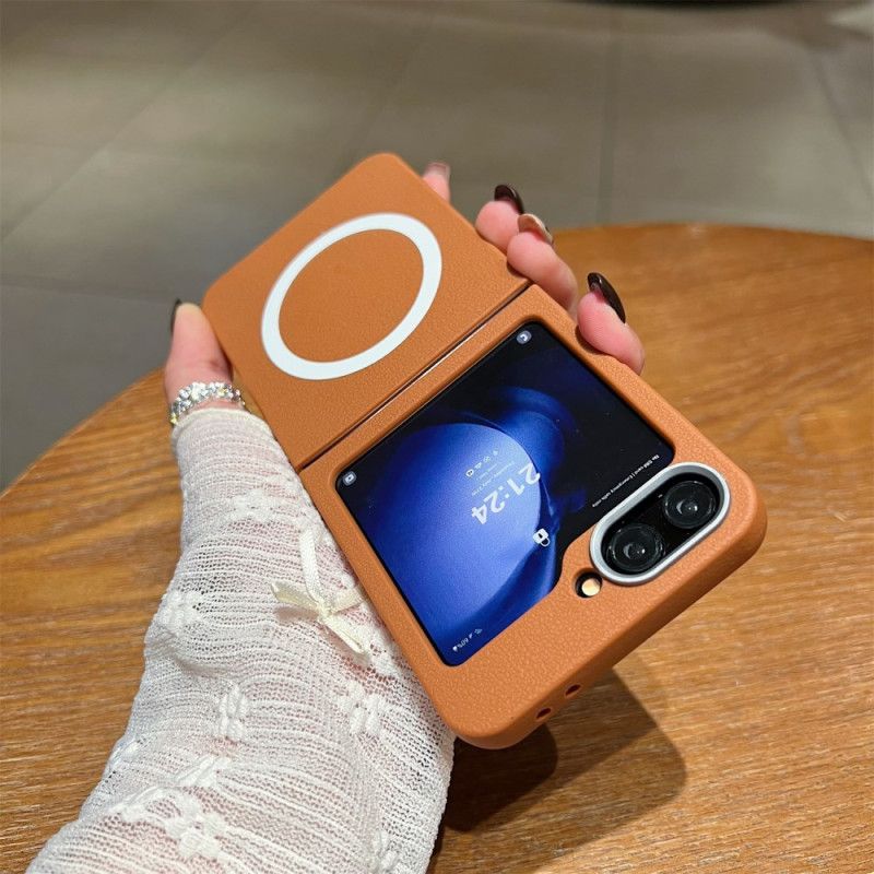 Kuori Samsung Galaxy Z Flip 7 Fe Nahkakuvio Suojakuori