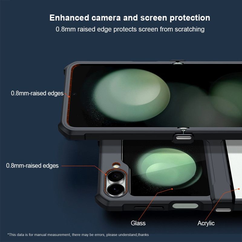 Kuori Samsung Galaxy Z Flip 7 Fe Pieni Näytönsuoja Takapaneeliin Xundd Suojakuori