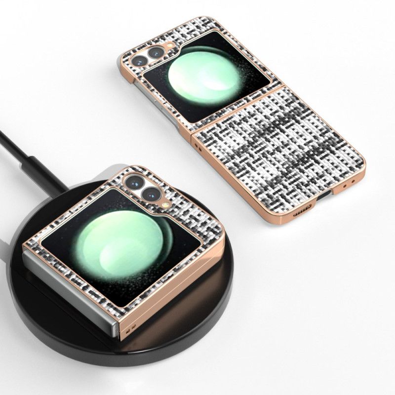 Kuori Samsung Galaxy Z Flip 7 Fe Teksturoitu Tekonahka