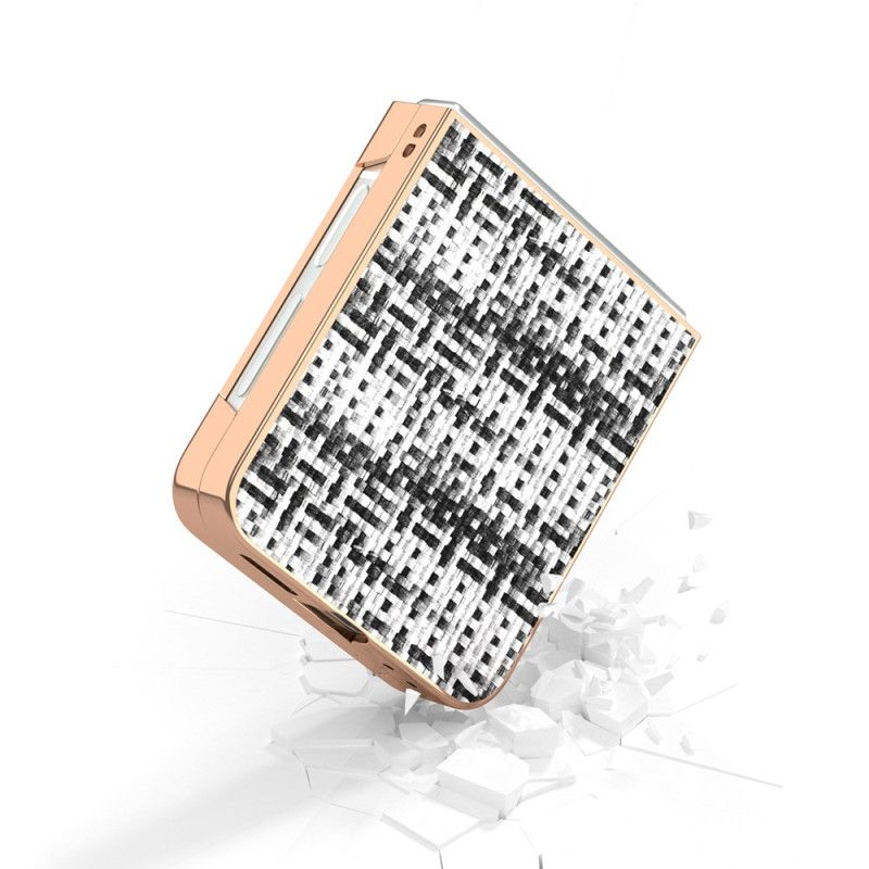 Kuori Samsung Galaxy Z Flip 7 Fe Teksturoitu Tekonahka