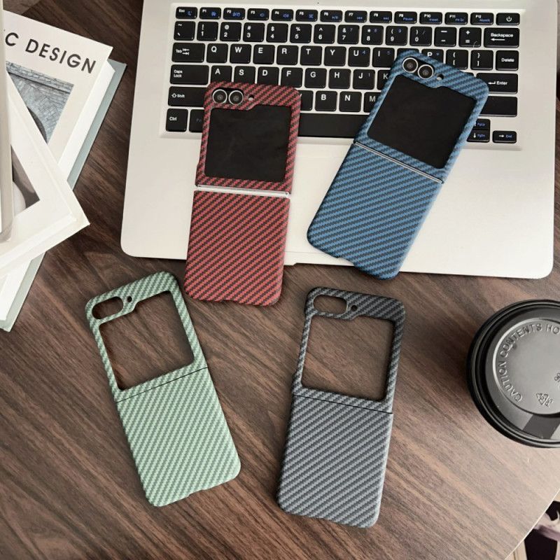 Puhelinkuoret Samsung Galaxy Z Flip 7 Fe Magneettinen Hiilikuitukuvio