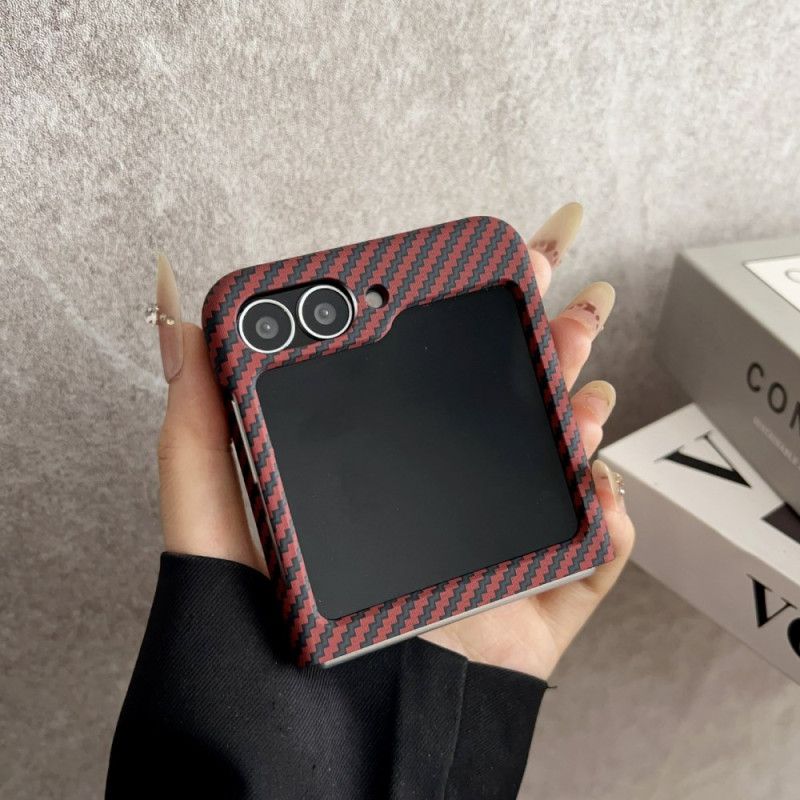 Puhelinkuoret Samsung Galaxy Z Flip 7 Fe Magneettinen Hiilikuitukuvio