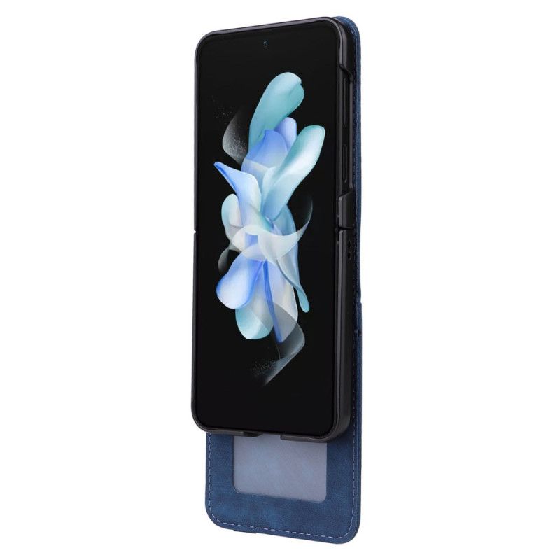 Puhelinkuoret Samsung Galaxy Z Flip 7 Fe Nahkakorttiefekti Pidike