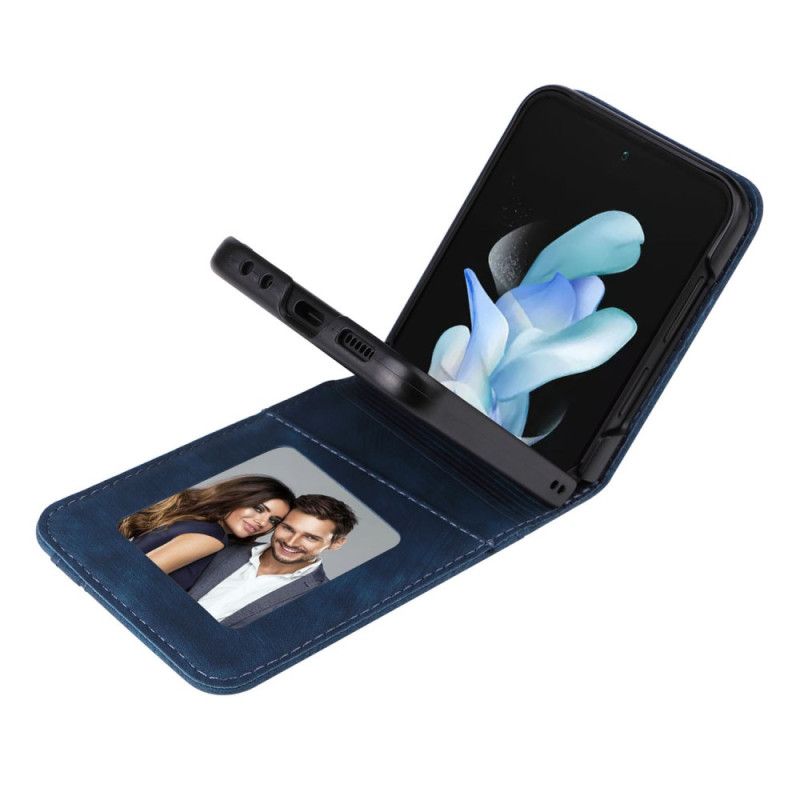 Puhelinkuoret Samsung Galaxy Z Flip 7 Fe Nahkakorttiefekti Pidike