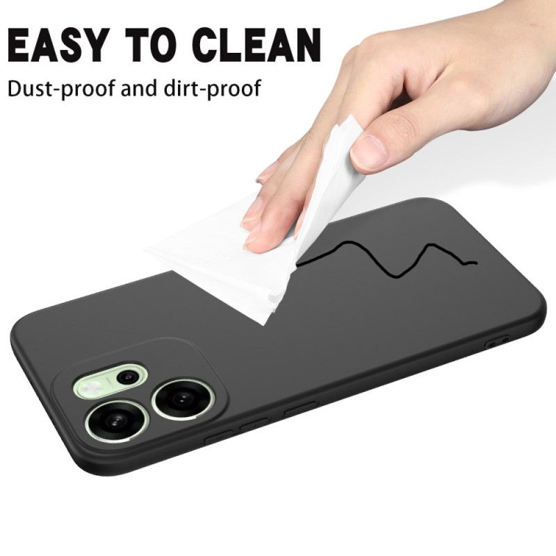 Kuori Oppo Reno 14f 5g Nestemäinen Silikoni Ja Nauha Suojakuori