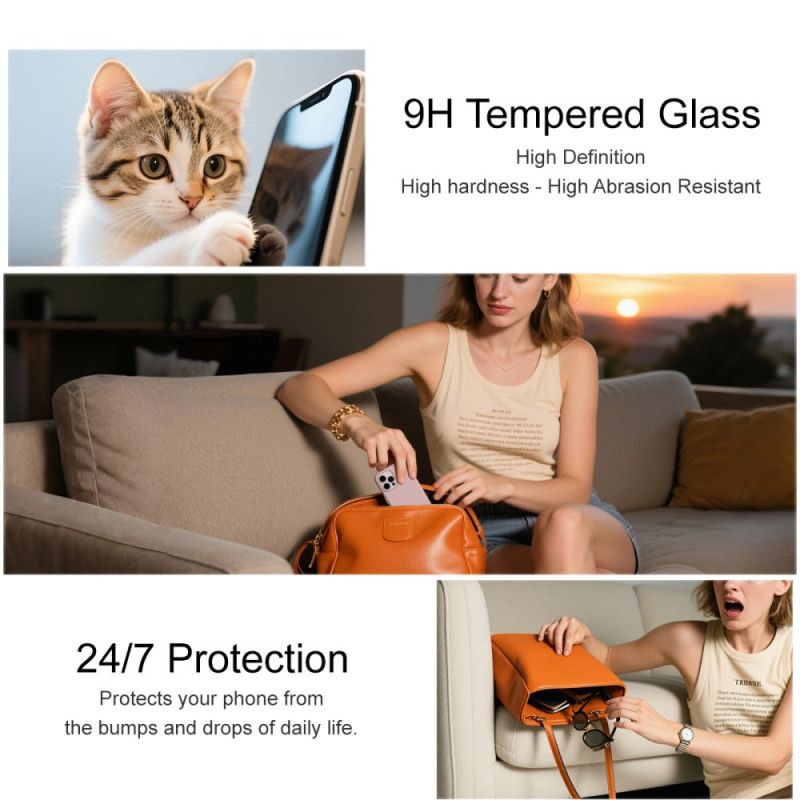 Täysin Peittävä Karkaistusta Lasista Valmistettu Näytönsuoja Oppo Reno 14 F 5g Imak