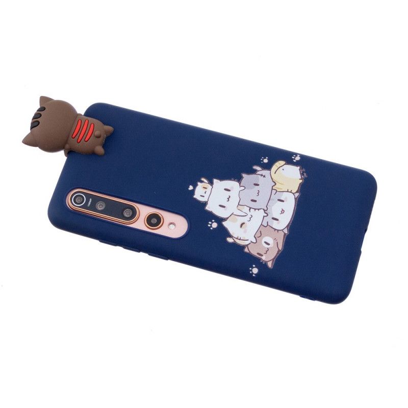 Kuori Xiaomi Mi 10 / 10 Pro Kasa Kolmiulotteisia Kissoja