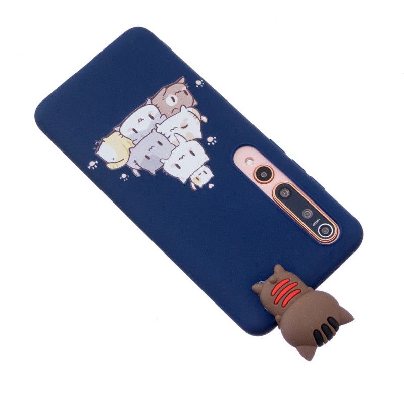 Kuori Xiaomi Mi 10 / 10 Pro Kasa Kolmiulotteisia Kissoja