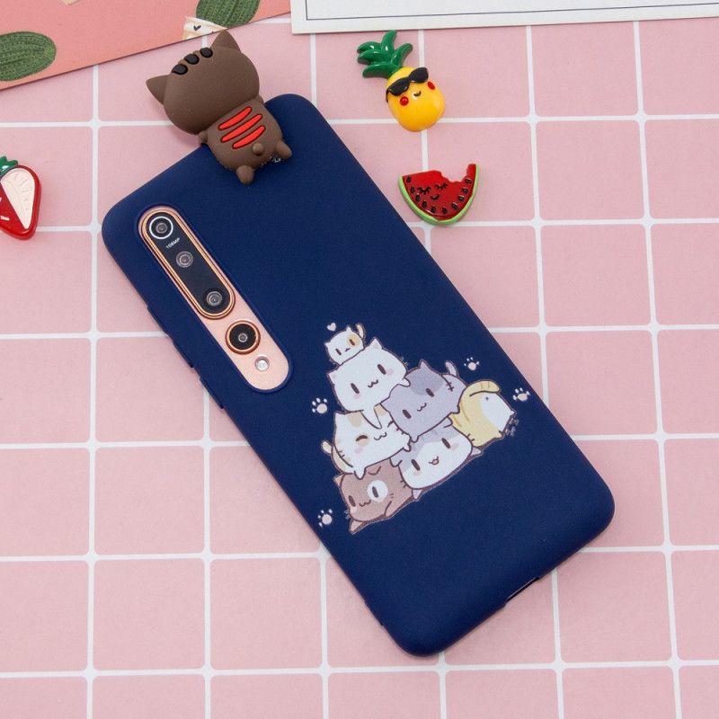 Kuori Xiaomi Mi 10 / 10 Pro Kasa Kolmiulotteisia Kissoja