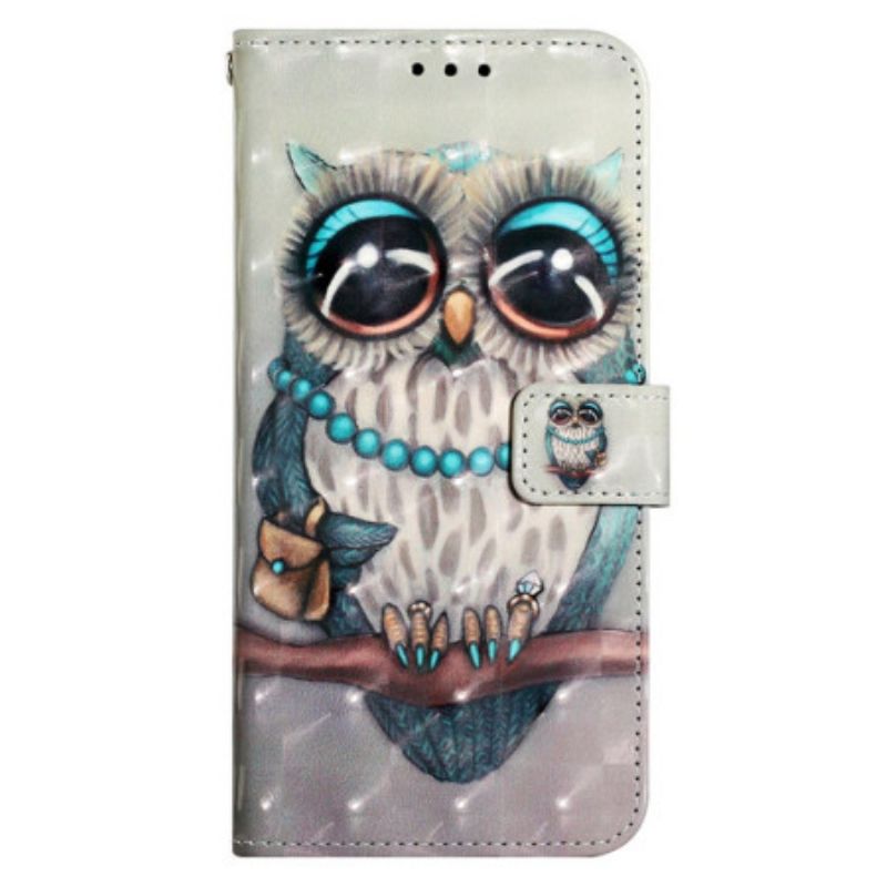 Kotelot Samsung Galaxy S24 5g Puhelinkuoret Harmaa Pöllö Hihnalla