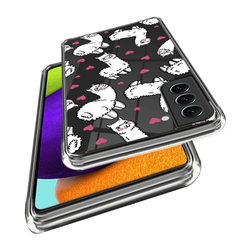 Kuori Samsung Galaxy S24 5g Läpinäkyvät Laamat