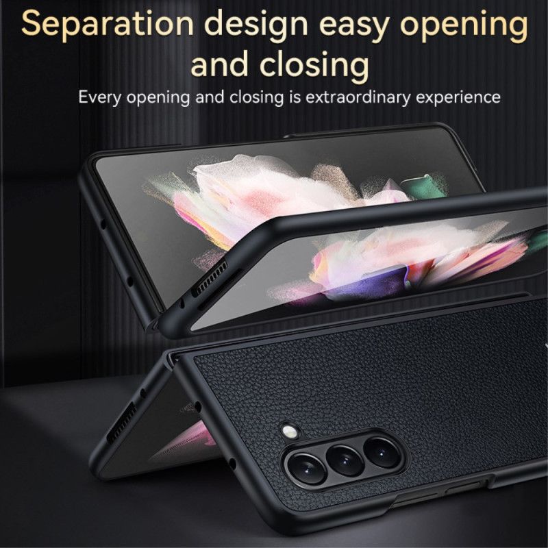 Kuori Samsung Galaxy Z Fold 6 Keinonahka Litsi Sulada Suojakuori
