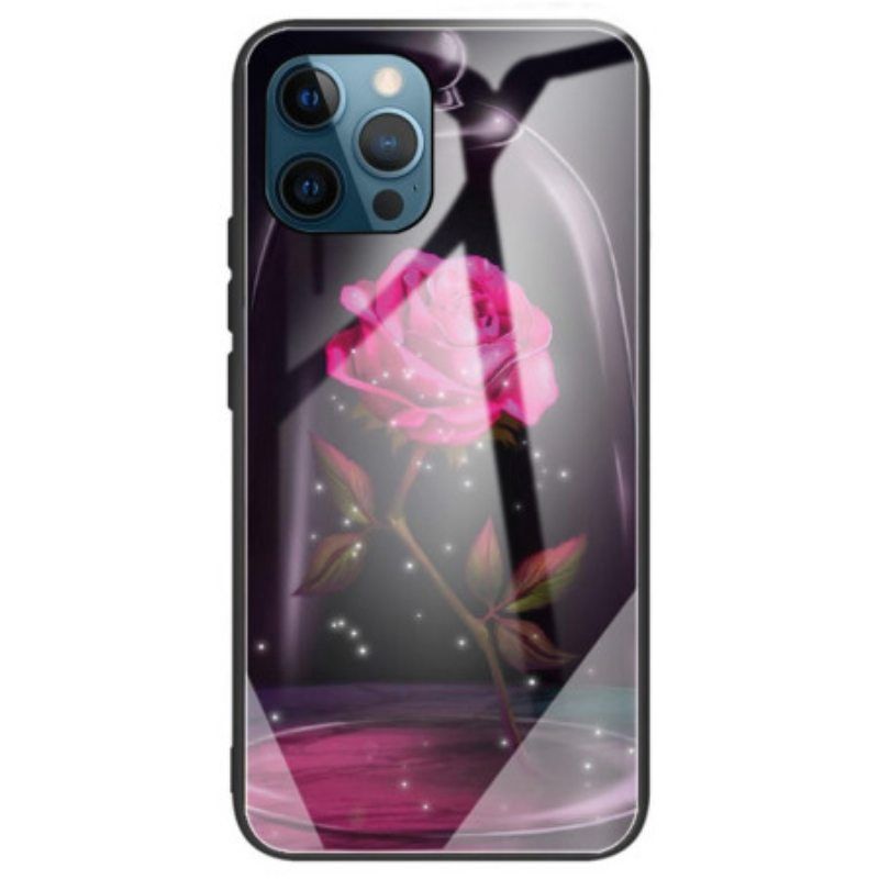 Case iPhone 14 Pro Max Vaaleanpunainen Karkaistu Lasi