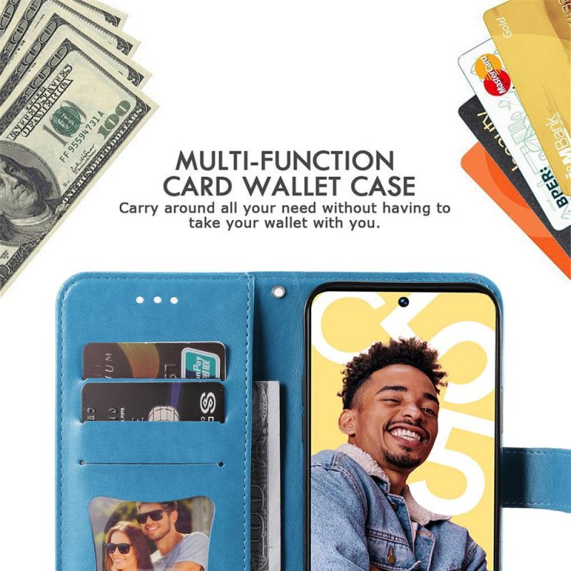 Kotelot Realme C55 Kukkakuvioinen Ranneke