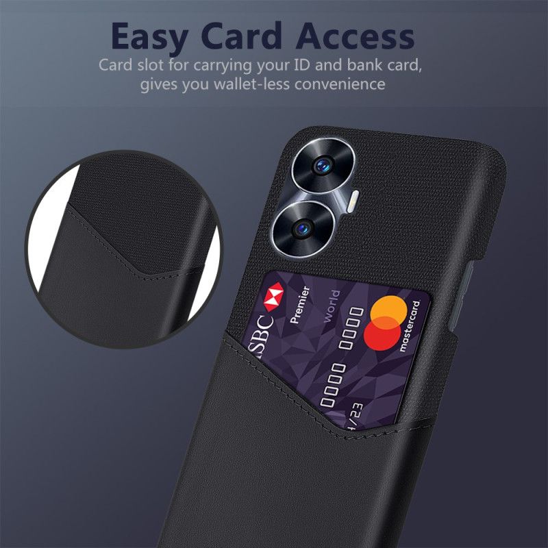 Kuori Realme C55 Korttipidike Suojakuori