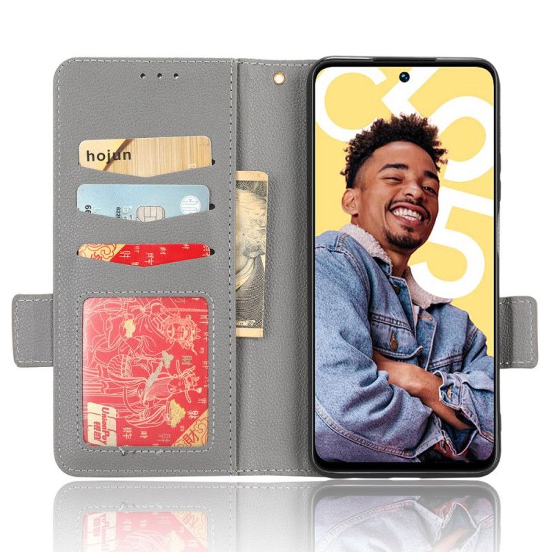 Nahkakotelo Realme C55 Ohut Hihnalompakko