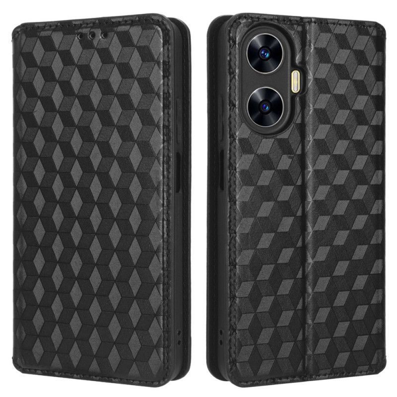 Nahkakotelo Realme C55 Puhelinkuoret 3d-kuvio