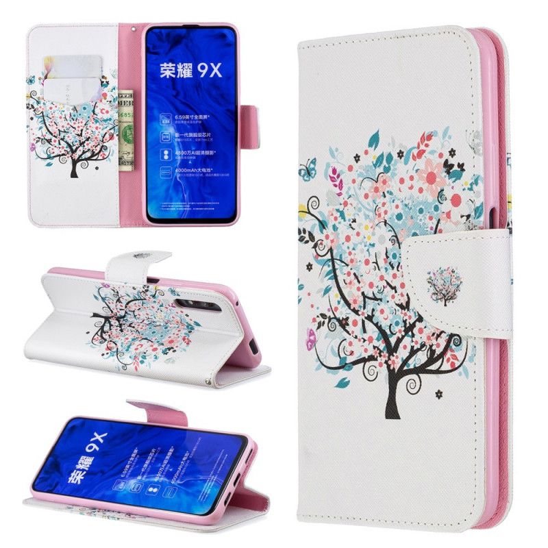 Kotelot Honor 9X Pro Kukkainen Puu