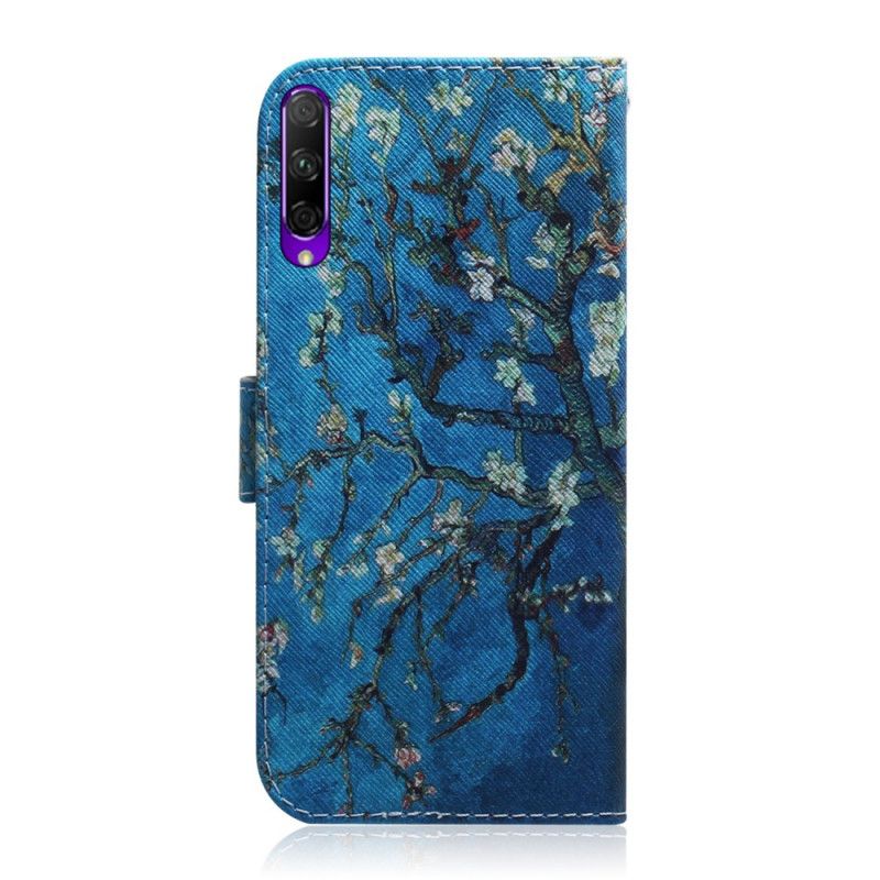 Nahkakotelo Honor 9X Pro Puhelinkuoret Kukkivat Oksat