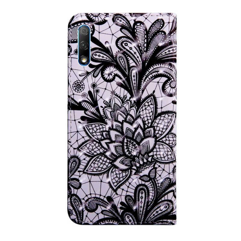 Nahkakotelo Honor 9X Pro Puhelinkuoret Täysin Pitsi