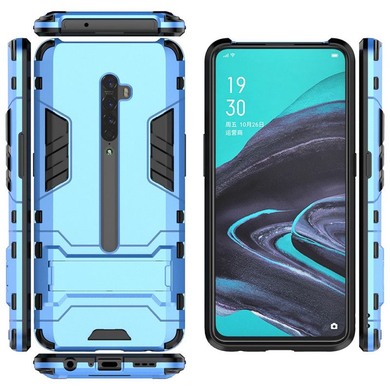 Kuori Oppo Reno 2 Punainen Musta Kieli Suojakuori