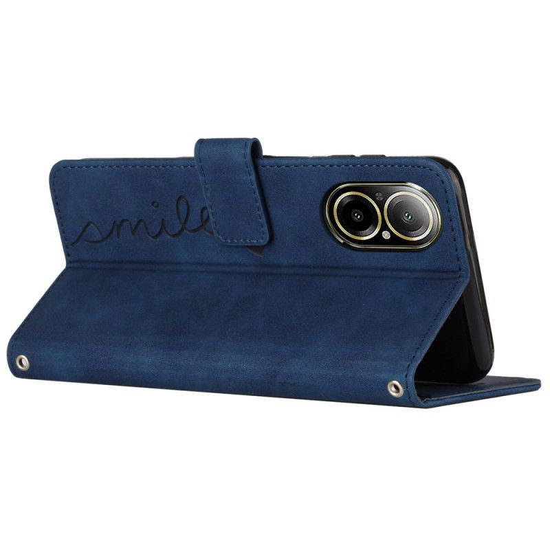 Kotelot Realme C67 Puhelinkuoret Hymyilevä Mokkanahkakuvio