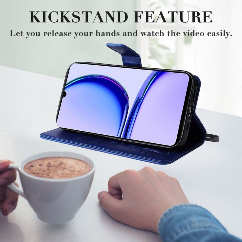 Kotelot Realme C53 Jättiläisperhoset Hihnalla Suojakuori