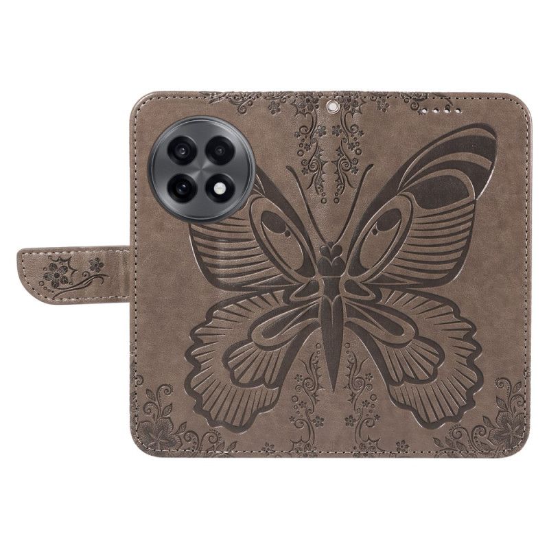 Kotelot Oneplus 13r Perhoskuvioinen Hihnalompakko Suojakuori