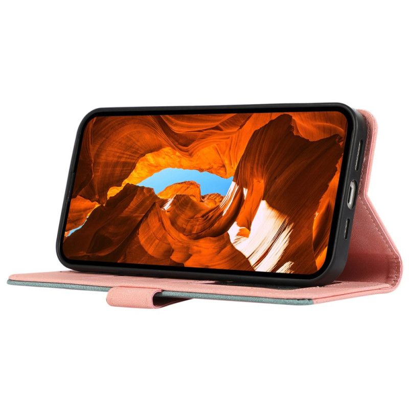 Nahkakotelo Oneplus 13r Kaksivärinen Abeel