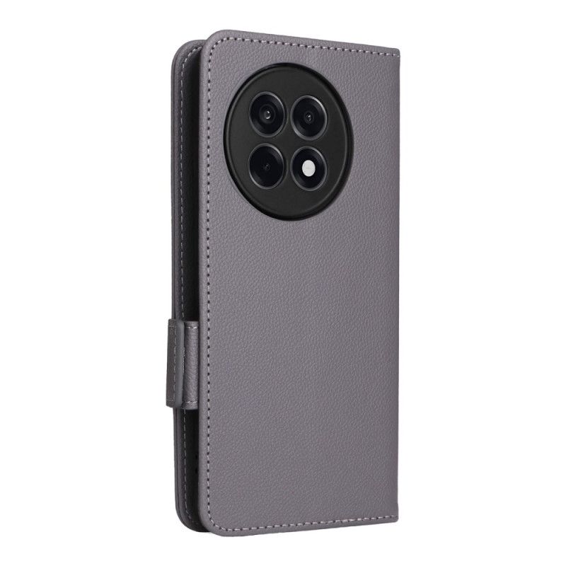 Nahkakotelo Oneplus 13r Litsikuvio Ja Hihna