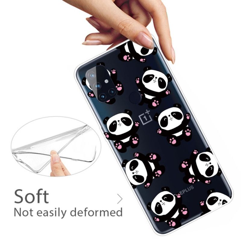 Kuori OnePlus Nord N10 Hauskimmat Pandat Suojakuori