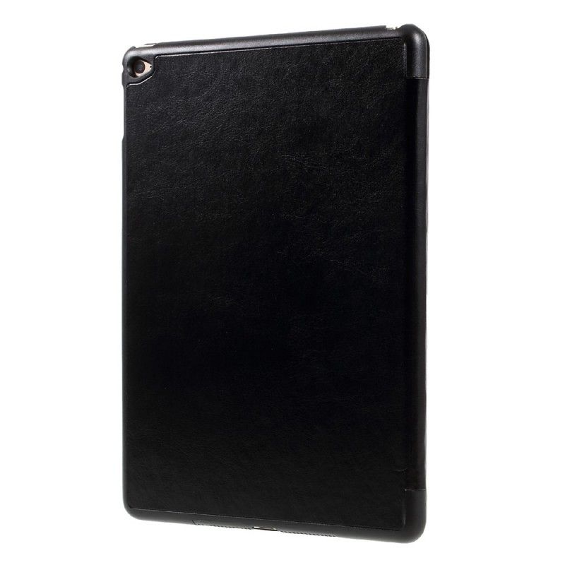 Älykäs Kotelo iPad (9.7") Valkoinen Musta Origami-Tekonahkaa