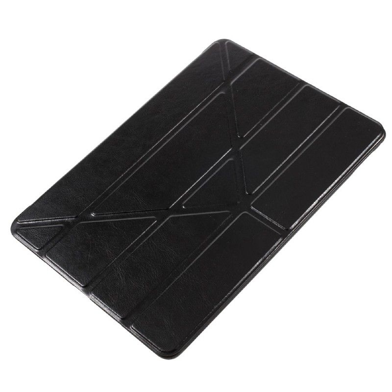 Älykäs Kotelo iPad (9.7") Valkoinen Musta Origami-Tekonahkaa