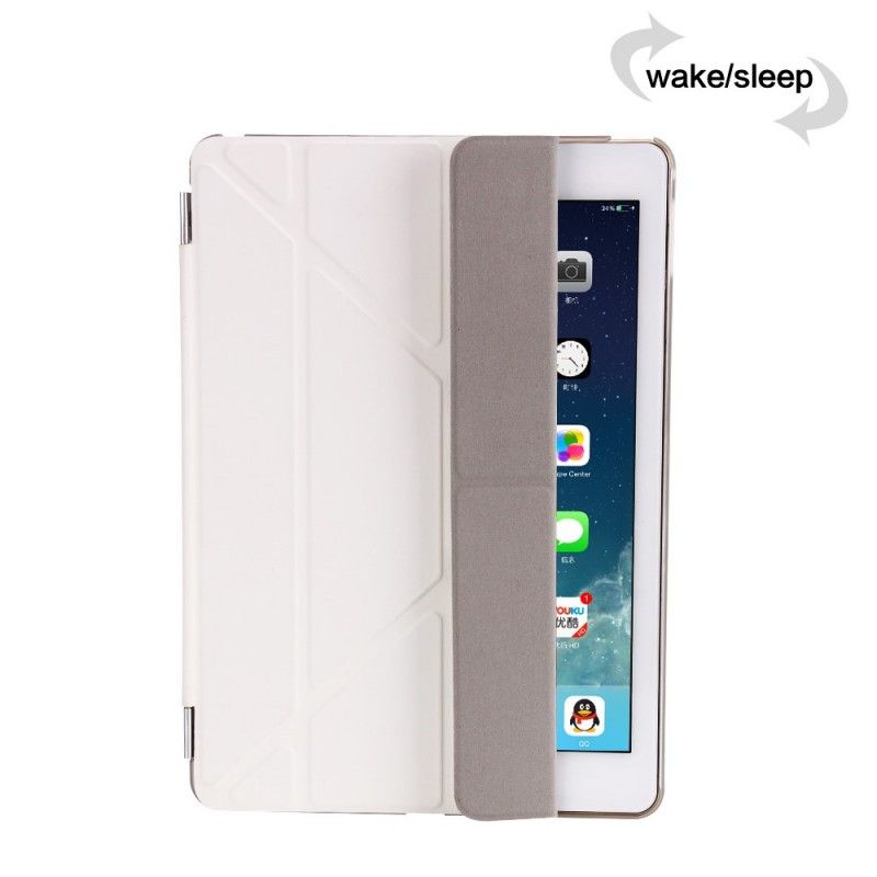 Kotelot iPad (9.7") Harmaa Musta Origami
