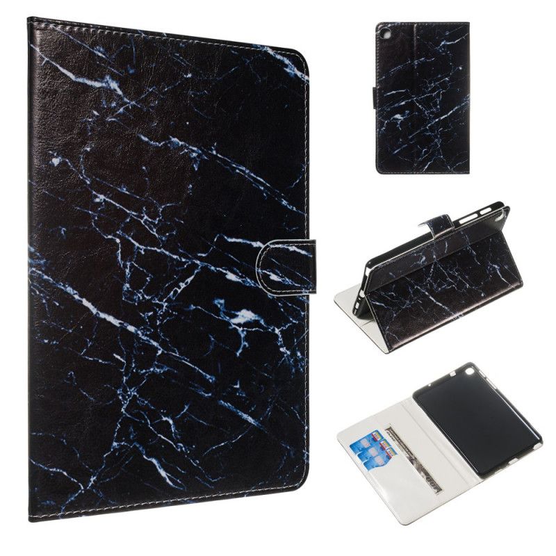 Flip Case Samsung Galaxy Tab A 8" (2019) Musta Marmori